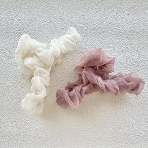 Tulle Hair Claws,Hair Accessories,Large Hair Clip,Hair Clamp For Woman,Delicate Hair Clip,Women Hair Accessory,Hair Claw Clip,Hair Jewelry