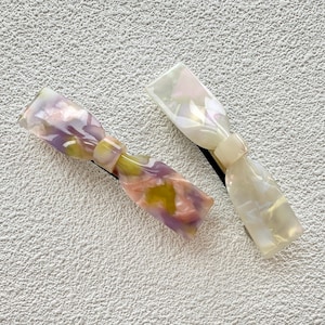 Women Hair Accessory,Adorable Hair Clip,Bow Hair Clip,Hair Jewelry,Acetate Hair Clip,Hair Claw Clip,Claw For Long Hair,Ponytail Hair Clip