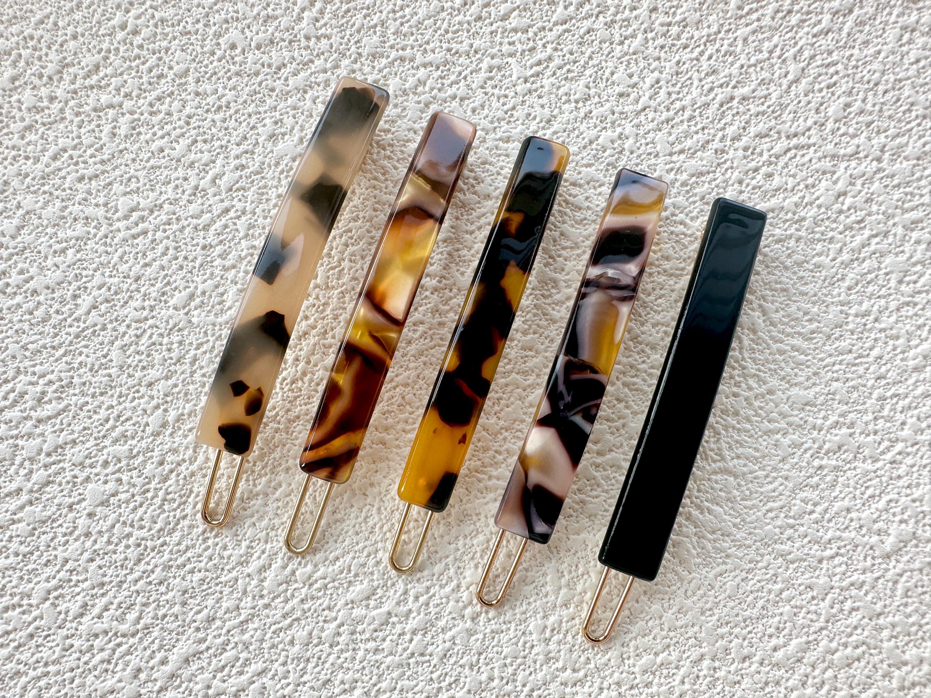 Barrettes Vintage Tip Top à Clip Métal - Multi-couleurs, Neufes Avec étiquettes, Fabrication France