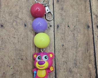 Lotso from Disney's Toy Story 3 Disney Doorables Handmade Keychain