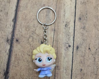 Elsa from Disney's Frozen Disney Doorables Handmade Keychain
