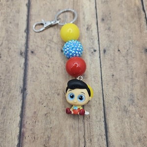 Disney&#39;s Pinocchio Disney Doorables Handmade Keychain
