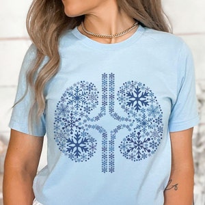 Nurse Christmas Shirt, Kidney Nurse Gift, Renal Dialysis Team Shirt, Nephrology Nursing T-Shirt, Kidney Dialysis Tech Shirt, Nurse Gift Hers