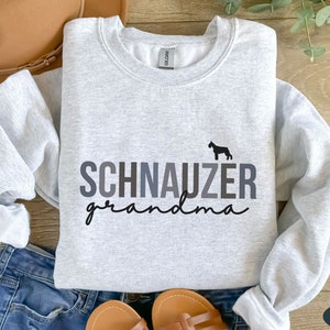 Moletom para cachorro Schnauzer, presente para pessoa com cachorro, presente para mãe e cachorro, camisetas para presente de avó e cachorro para mãe, presente para mãe e cachorro