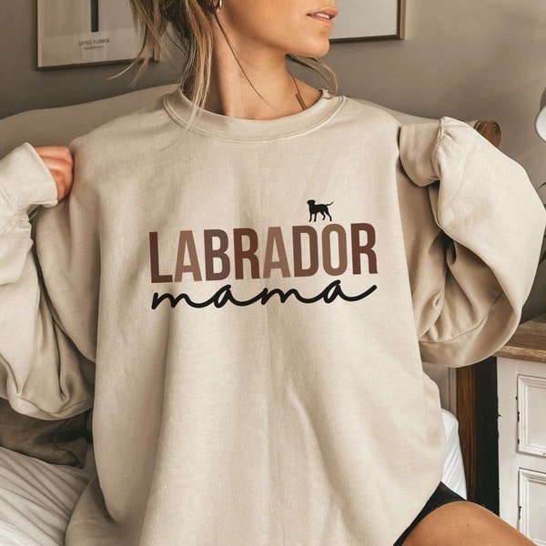 Labrador Dog Shirt, Labrador Gifts, Labrador Sweater,Lab Mama Shirt Labrador Sweatshirt,Dog Mom Gift, Dog Lover,Chocolate Labrador Retriever
