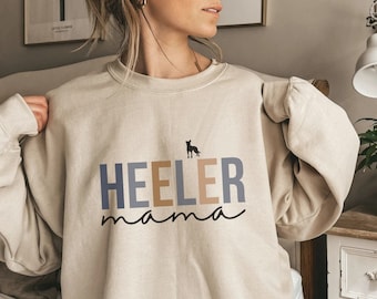 Heeler Mama Sweatshirt, Australian Cattle Dog Lover Gift