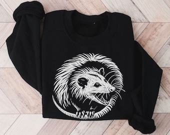 Felpa con grafica Possum, regalo Trashcore Ouroboros