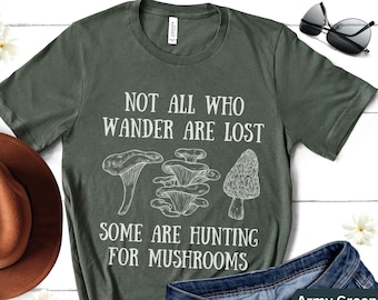 Paddenstoelliefhebber cadeau voor paddenstoelliefhebber cadeaus, botanisch shirt, mycologieshirt, natuurliefhebber, mycologiecadeaus, shirt schimmels, cadeau voor morilleliefhebber T-shirt