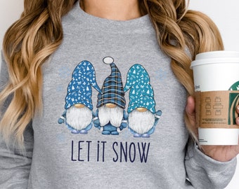 Let It Snow Sweater - Etsy