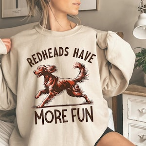 Irish Setter Sweater Etsy