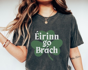 Cadeau irlandais, chemise de la Saint-Patrick, t-shirt couleurs confort, chemise Irlande, chemise shamrock, Saint-Patrick, chemise cadeau pour boire un verre, fête de la Saint-Patrick