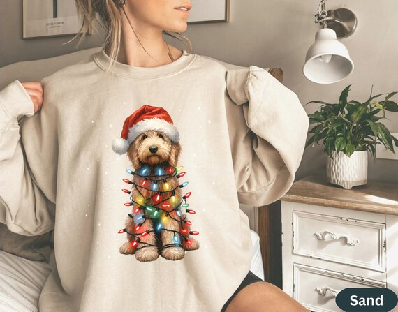 Labradoodle Dog Person Christmas Dog Mama Sweatshirt dog Mom Person Gift dog Shirt for People ugly Christmas Sweater Gifts Christmas Hers Etsy