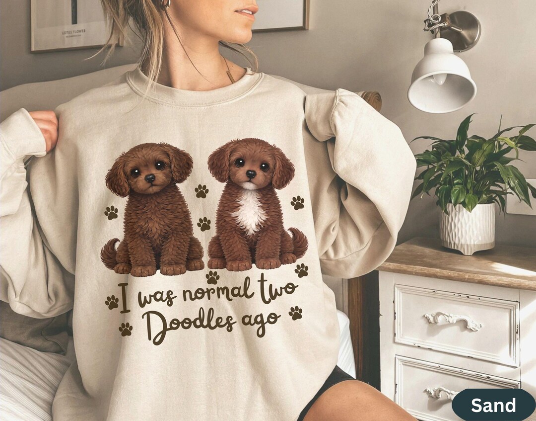 Funny Chocolate Doodle Sweater, Goldendoodle Dog Mom Shirt Etsy