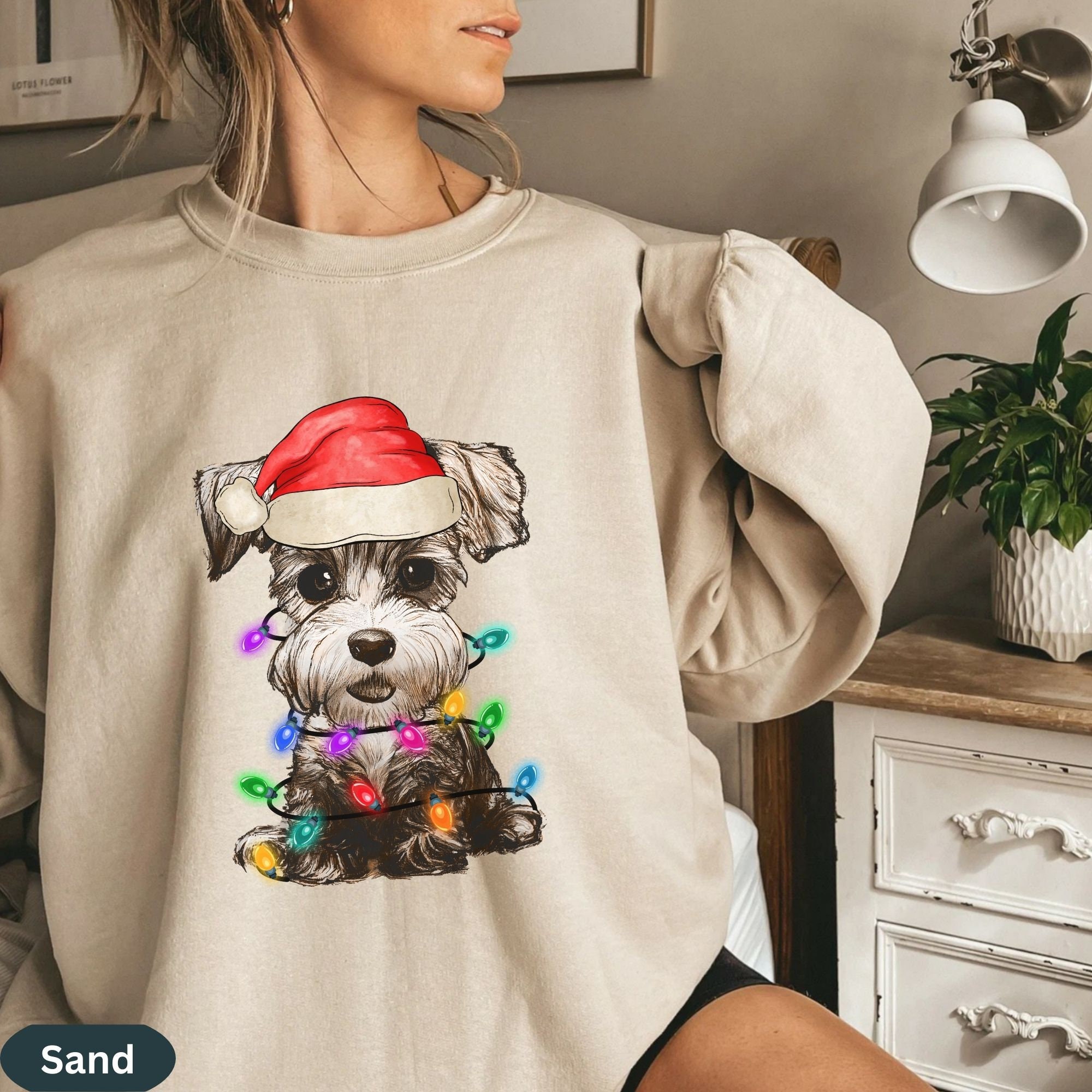 Halloween Retro Miniature Schnauzer Sweatshirt - Lustiges Hundeshirt