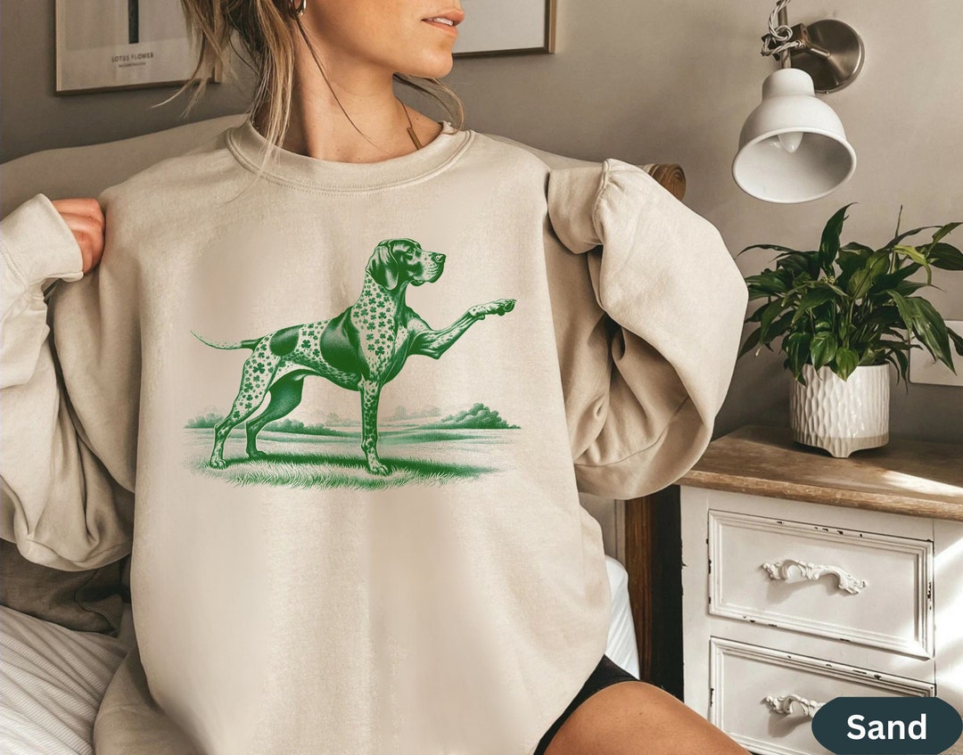 st patricks day german shorthaired pointer shirt