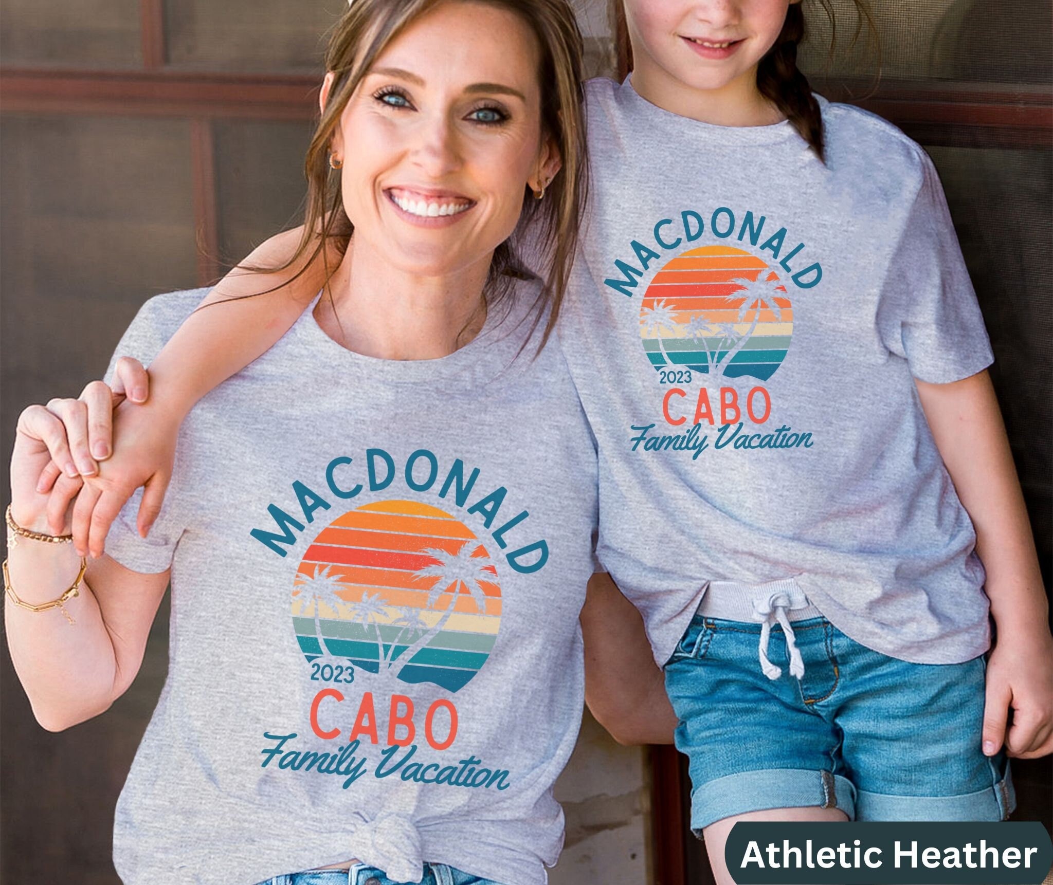 Cabo 2025 Custom Family Shirts, Family Matching Tees,Custom Family Vacation Shirt,Personalized Family,Cabo Family Vacation Shirt