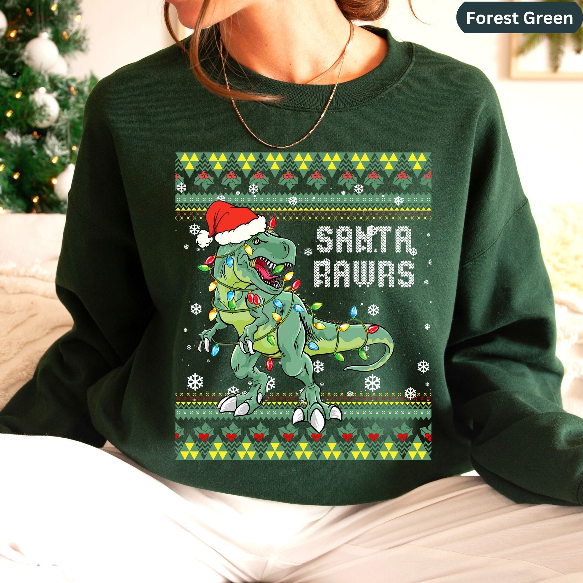 T Rex Sweater - Etsy