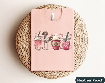 ジャーマン・ショートヘアード・ポインターの母の日犬ギフトシャツ、犬