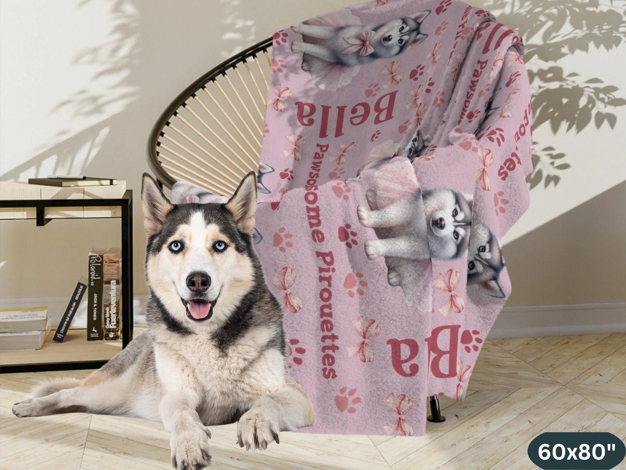 Husky fleece blanket hotsell
