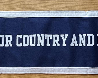 1950's Vintage Yale Bulldogs Ivy League College University Pennant