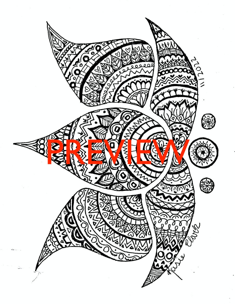 5 Zen Coloring Printable Coloring Pages/ Wall Art - Etsy Canada