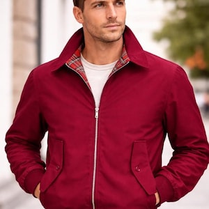 Marcus Harrington Jacket men Adults Unisex Ladies Womens Vintage Classic Retro Bomber Tartan