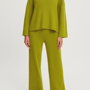 EURMUSE Set Di Due Pezzi In Maglione E Pantaloni Donna , Di Colore Solido | SHEIN ALIA