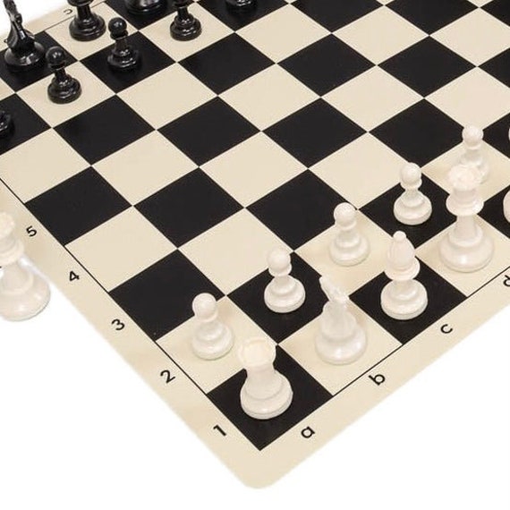 Professional Tournament Chess Set with Silicone Board