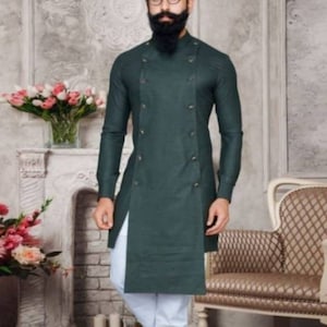 Green colour kurta pajama design hotsell