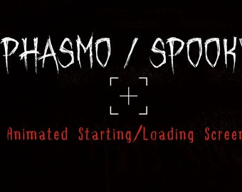 ANIMATED phasmophobia scary horror screens for twitch - starting soon, brb, stream ending, offline - ready to use!