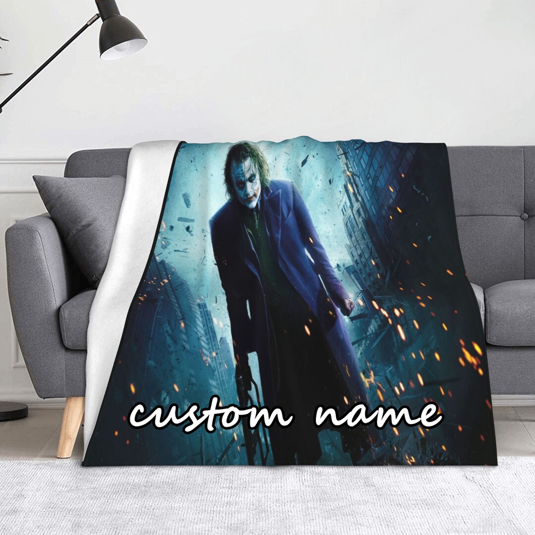 Custom Name Blanket Personalized IT Joker Blanket Baby Birthday Gift