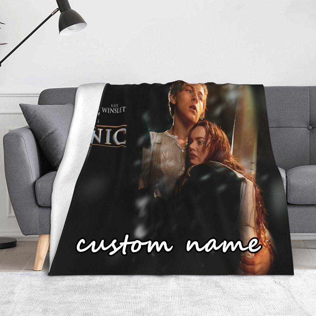 Custom Name Blanket Personalized Titanic Blanket Baby Birthday Etsy