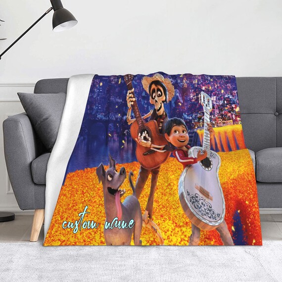 Custom Name Blanket Personalized Coco Blanket Baby Birthday Gift