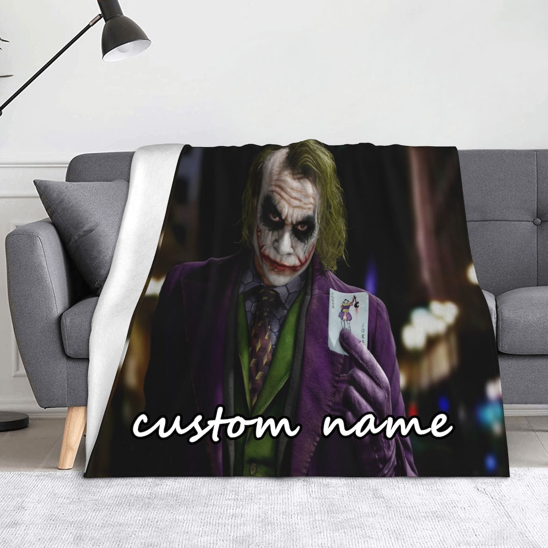 Custom Name Blanket Personalized IT Joker Blanket Baby Birthday Gift