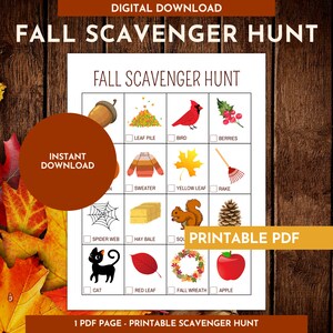 Fall Scavenger Hunt