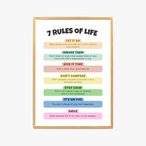 If Life Is a Game, These Are the Rules – Seven Good Things