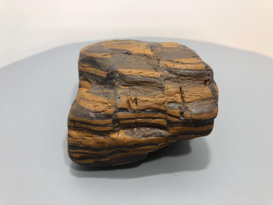 Brown Banded Rocks Medium High Magnetic 15oz Banded Iron Formation, Genesis Stone, Viewing ...