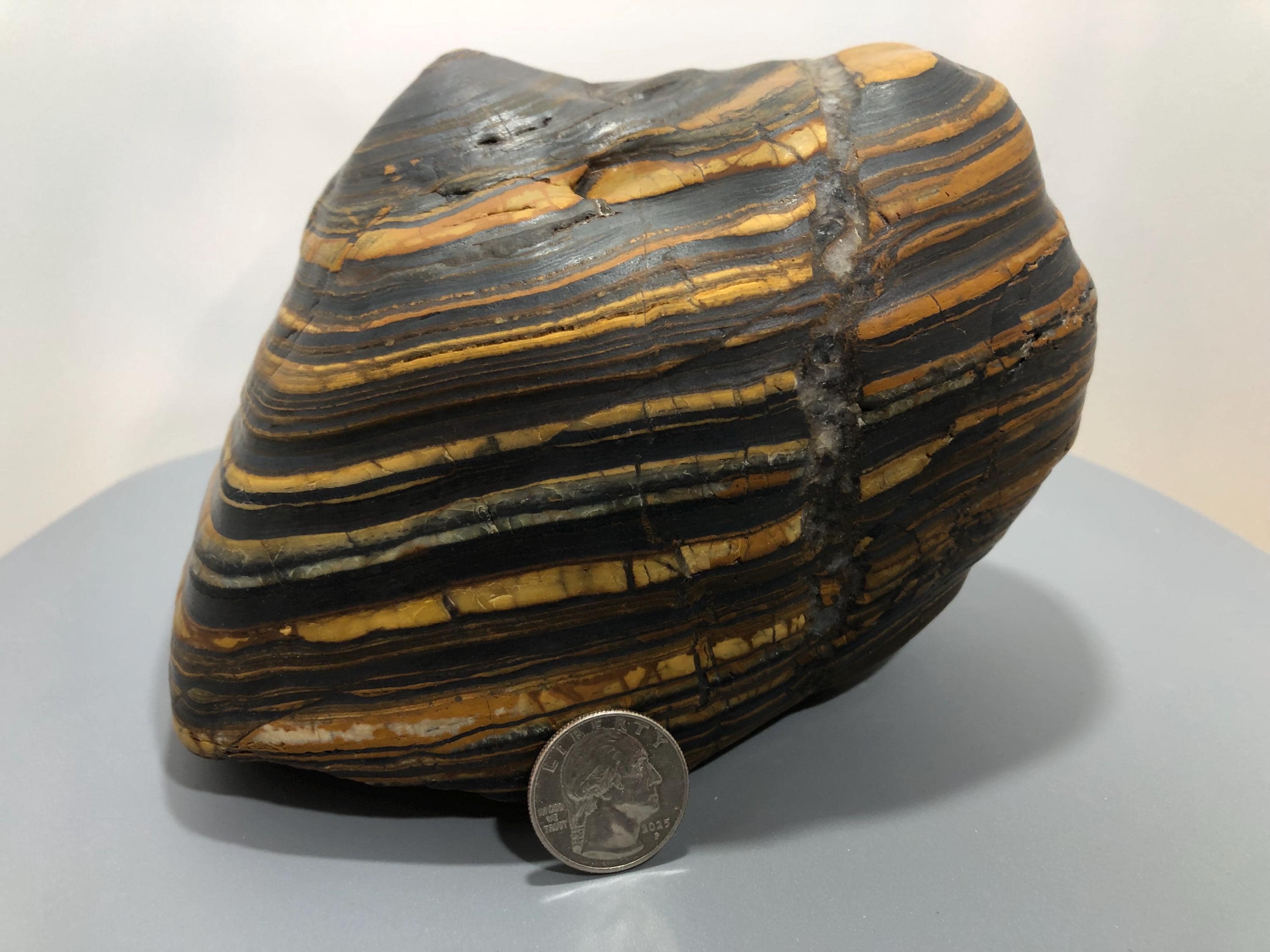 Highland Banded Rocks High Magnetic 8lb 7oz Banded Iron Formation, Genesis Stone, Viewing ...