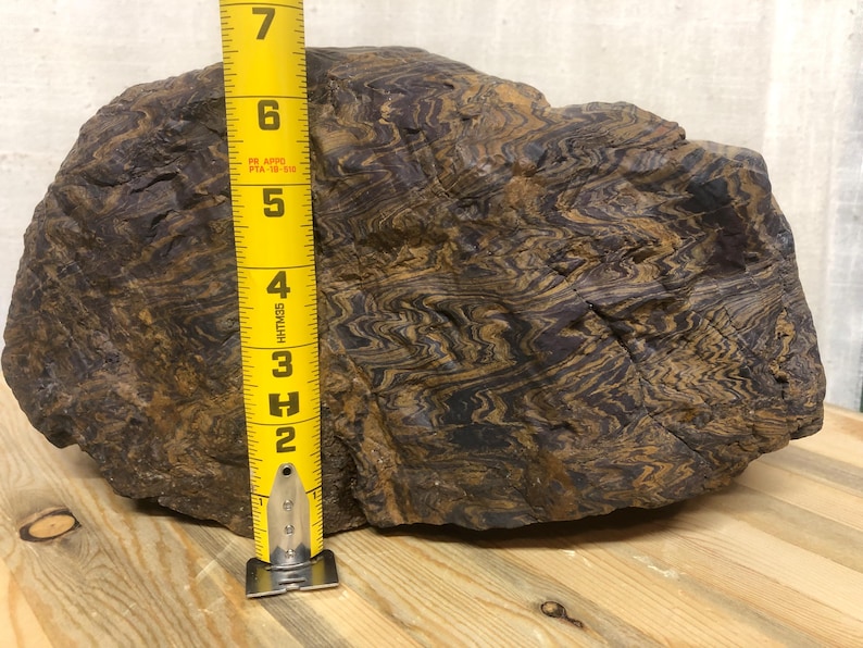48lb Huge Banded Iron Formation Boulder, Unique Garden Home Decor ...