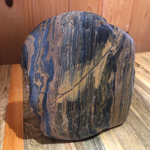 Huge Banded Iron Boulder! Gem Quality Meditation Zen Garden Shrine. B1 - E