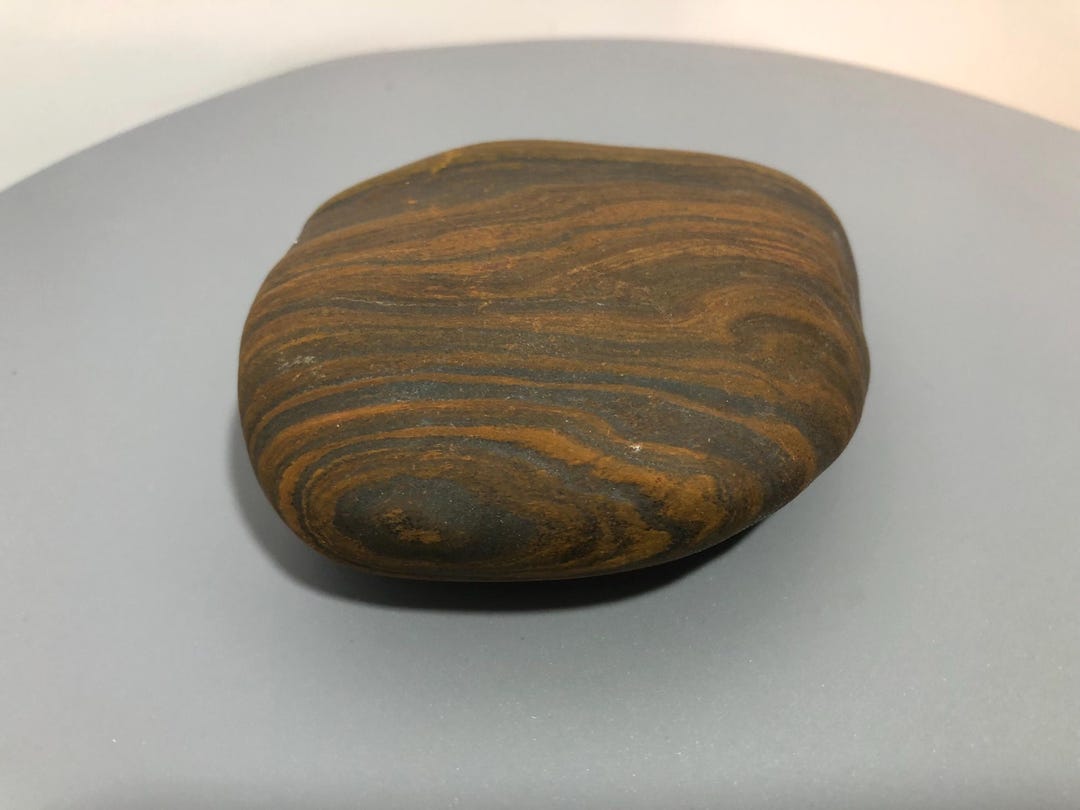 Brown Banded Rocks High Magnetic 14oz Banded Iron Formation, Genesis Stone, Viewing Stone ...