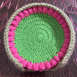 Crochet Tulip Coasters