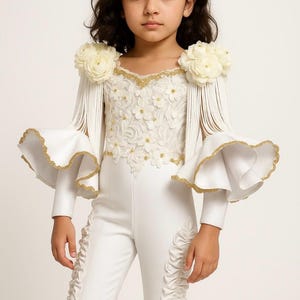 Flamenco-Overall für Mädchen