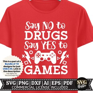 Say No To Drugs SVG | Rotes Webband Woche SVG | No To Drugs SVG | Drug Free svg | Anti-Drug svg | Rotes Webband | Cricut Datei | Sublimation