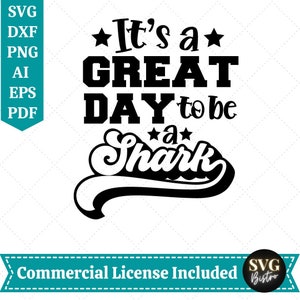 Sharks SVG | School Spirit | Sharks Retro Design | Shark Pride svg | Shark Team Shirt svg | Mascot | Cricut Cut File | Sublimation File