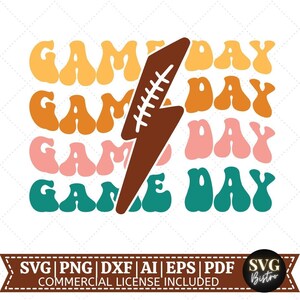 Jour du match SVG | Football SVG | Football Designs SVG | Maillot de foot | Maman football svg | Cadre divisé | Fichiers de découpe Cricut | Sublimation