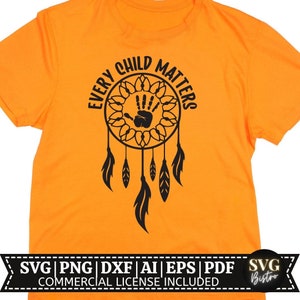 Jedes Kind zählt SVG | Orange Shirt Day SVG Bundle | Jedes Kind zählt SVG | Save Children Zitat svg | Cricut Cut Dateien, Sublimation