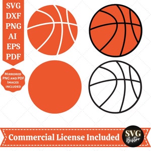 Pakiet Layered Basketball SVG | Layered Basketball SVG | Basketball SVG | Pliki do cięcia dla Cricut | Sublimacja
