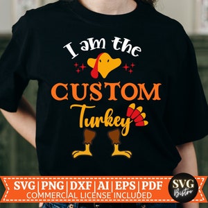 Kundenspezifische Türkei Design Anfragen SVG | Personalisierte Anfragen | Cricut Cut Datei l Sublimation