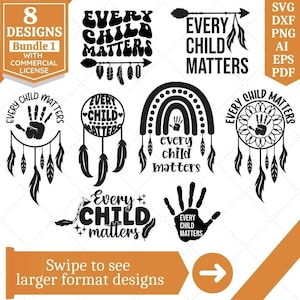 Lot de jour de la chemise orange | Chaque enfant compte SVG | Sauvez les enfants citation svg | Honneur enfants citation svg | Fichier de coupe Cricut | Sublimation
